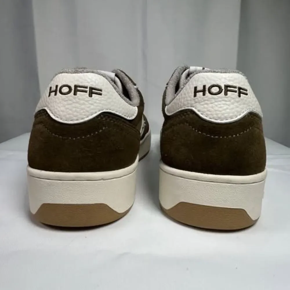 HOFF Metro Grand Central Sneakers Mens 8.5 Olive Green Suede Leather